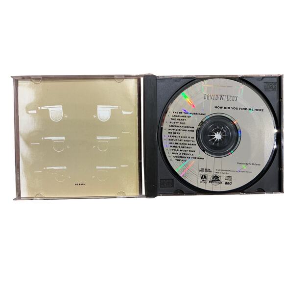 Vintage 1989 David Wilcox How Did You Find Me Here Audio Music CD - Picture 2 of 3